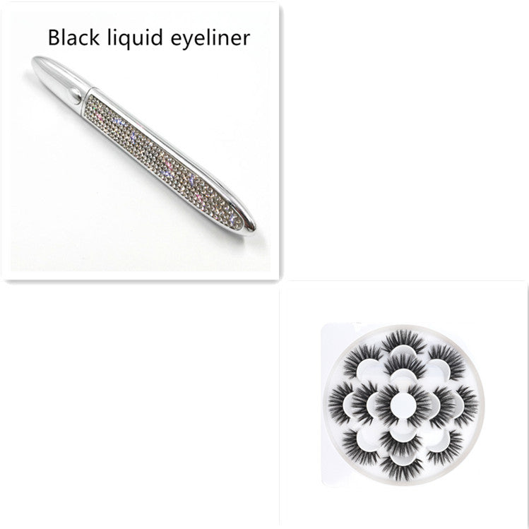 Elmas-çivili sihirli tutkal-ücretsiz Eyeliner