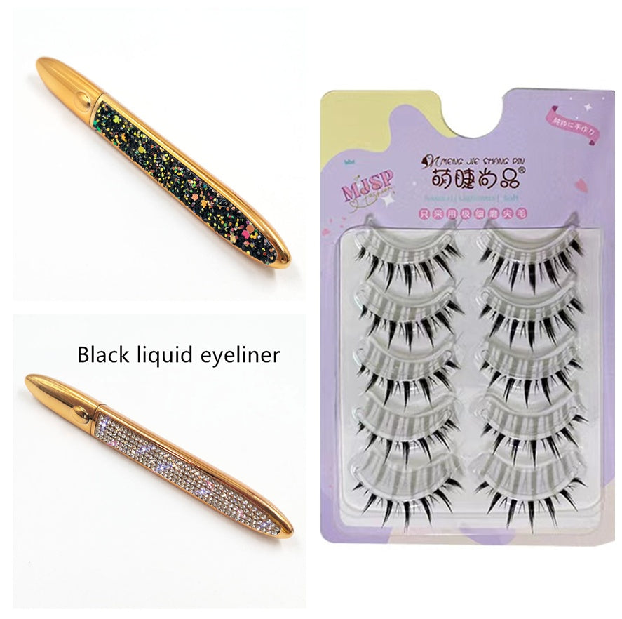 Elmas-çivili sihirli tutkal-ücretsiz Eyeliner