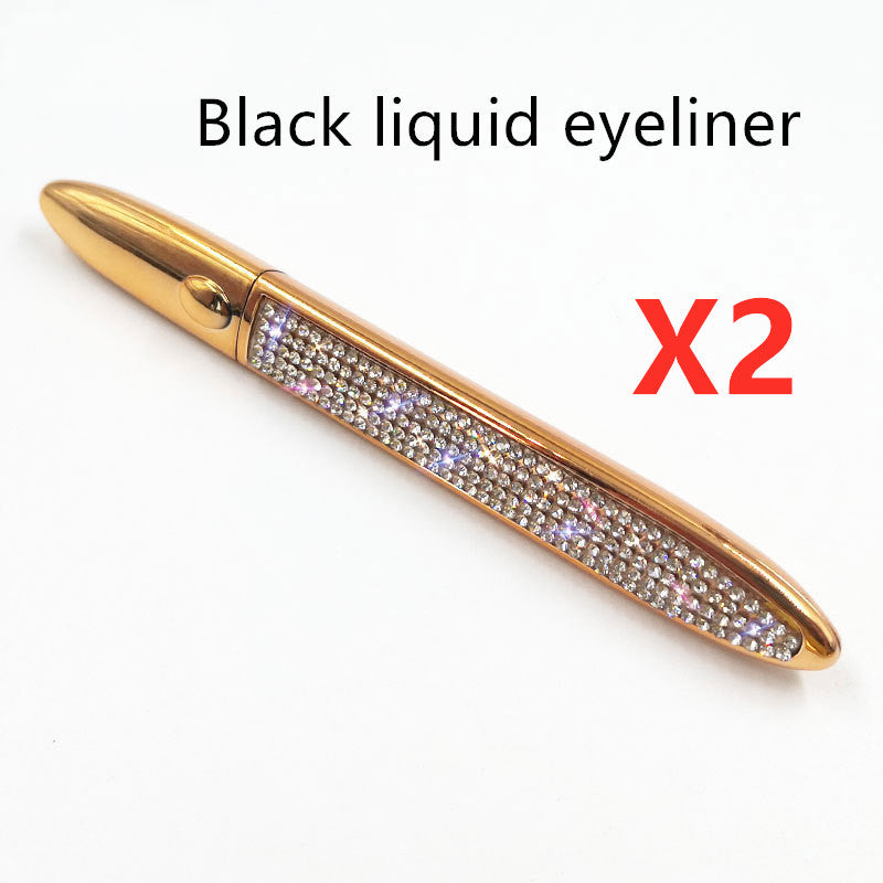 Elmas-çivili sihirli tutkal-ücretsiz Eyeliner