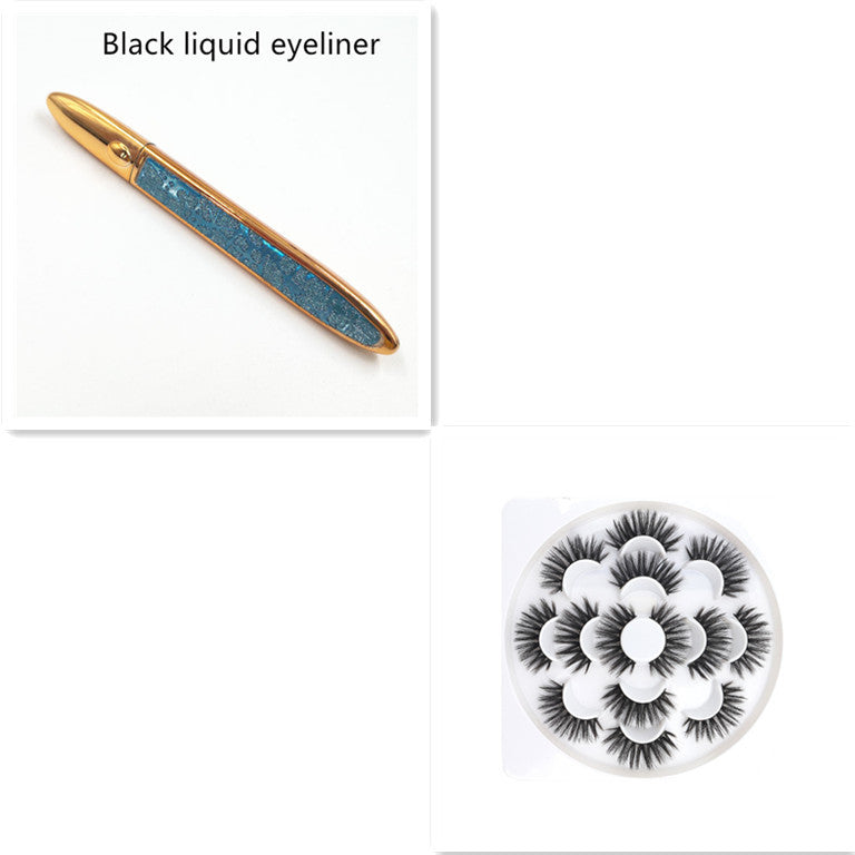 Elmas-çivili sihirli tutkal-ücretsiz Eyeliner
