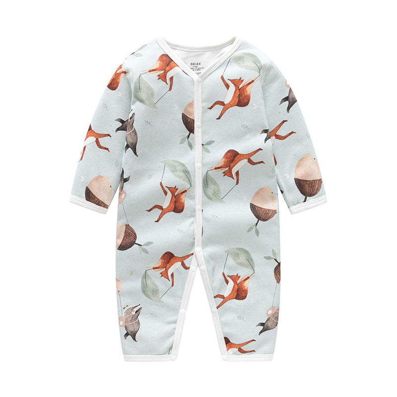 İlkbahar ve Sonbahar Bebek Tulumları Bebek Body Bebek Giysileri