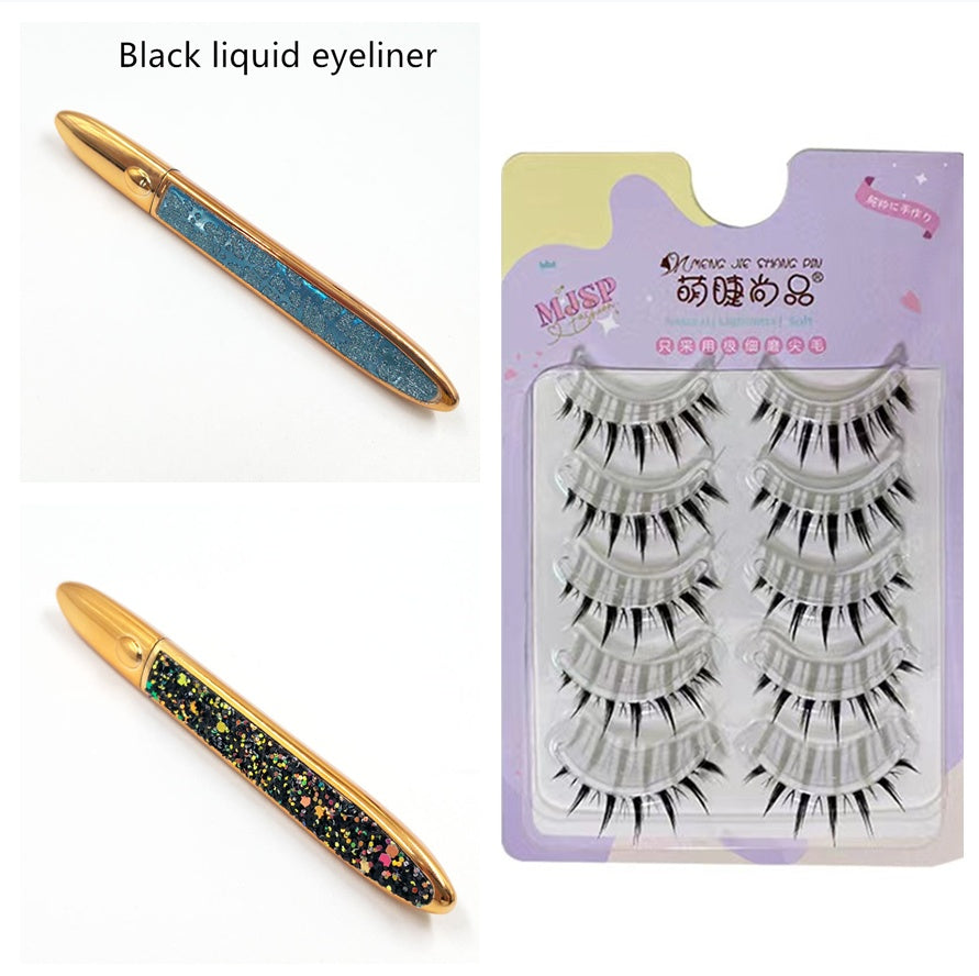 Elmas-çivili sihirli tutkal-ücretsiz Eyeliner