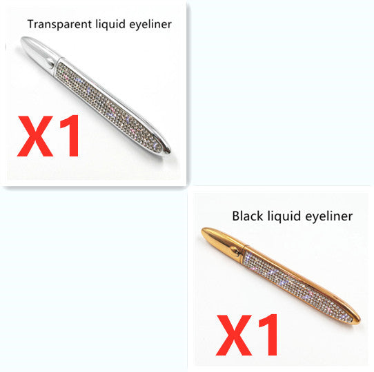 Elmas-çivili sihirli tutkal-ücretsiz Eyeliner